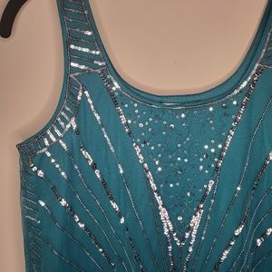 Light weight sequin dress